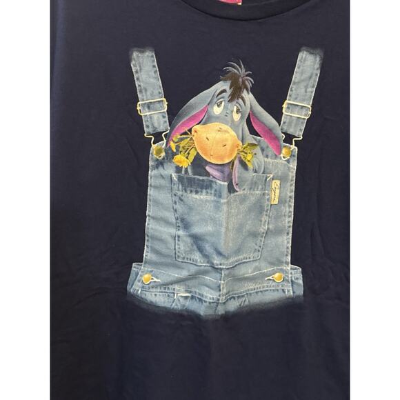 Y2K VTG EEYORE Wonderful World of Disney Jerry Leigh T Shirt XL Winnie The Pooh - Picture 2 of 6